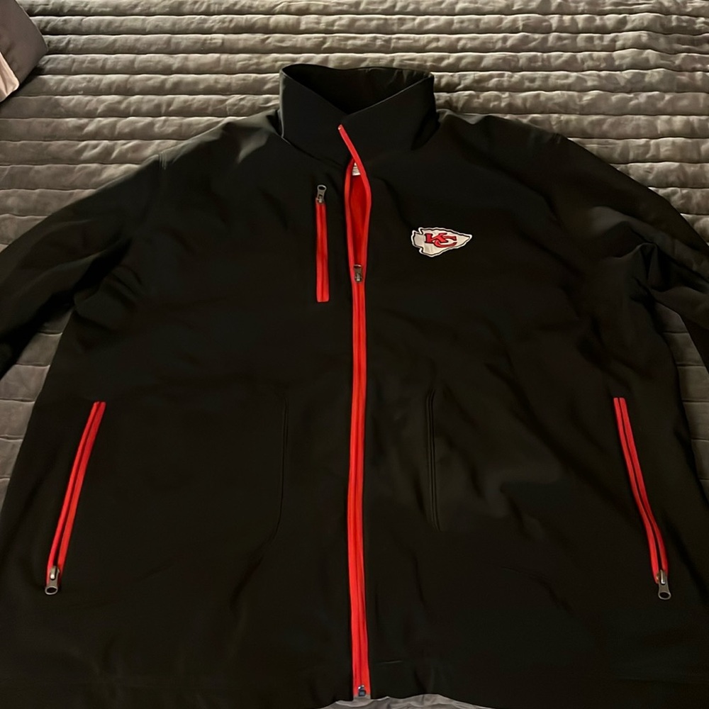 Vintage Kansas City Chiefs Zip Up Jacket.